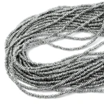 Hematyt srebrny oponka fasetowana ok. 3x1,2mm [dysk]