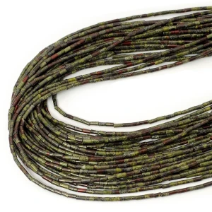 Jaspis smocza krew mini patyczek ok. 2x4mm