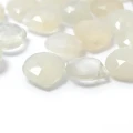 Kamień księżycowy Brioletka (serce fasetowana) ok. 11-12mm
