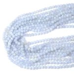 Chalcedon kula fasetowana ok. 4,5mm