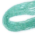 Apatyt niebieski nieregularny talarek ok. 4-4,5x2-3mm