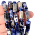 Sodalit walec nieregularny ok. 13-16x7-9mm