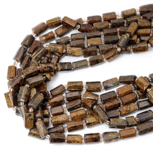 Bronzyt walec nieregularny ok. 9-13x6-8mm