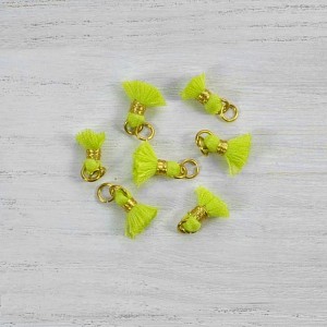 Chwost neonowy żółty ok. 1,2-1,7cm