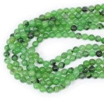 Jadeit zielony kwarcowy kula gładka ok. 8mm 