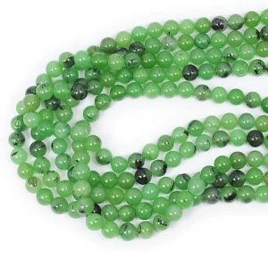 Jadeit zielony kwarcowy kula gładka ok. 8mm 