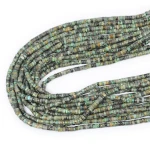 Turkus afrykański talarek ok. 4,5x2,5mm