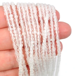 Kryształ górski kostka fasetowana ok. 2,5x2,5mm 