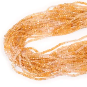 Cytryn układany kostka fasetowana ok. 2,5x2,5mm