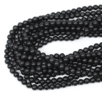 Szungit kula półmatowa ok. 6mm