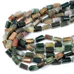 Agat indyjski walec szlifowany ok. 10-13x6-9mm