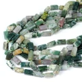 Agat indyjski jasny walec szlifowany ok. 12-13x6-8mm