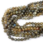 Labradoryt zielony kula diamentowy szlif ok. 8mm