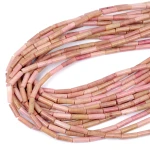 Rodonit różowy patyczek ok. 4x13mm