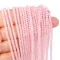 Kwarc różowy oponka fasetowana ok. 3x2,2mm