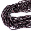 Granat kula fasetowana ok. 4mm