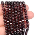 Granat kula fasetowana ok. 4mm