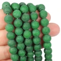 Jadeit malachitowy kula matowa ok. 8mm