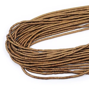 Hematyt matowy miedziany talarek ok. 3x1mm