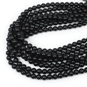 Obsydian czarny kula gładka ok. 8,5mm