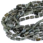 Labradoryt walec nieregularny ok. 10-14x6-8mm