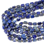 Lapis lazuli prostokąt fasetowany ok. 10x8mm