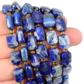 Lapis lazuli prostokąt fasetowany ok. 10x8mm