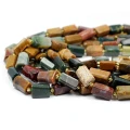 Jaspis oceaniczny walec szlifowany ok. 11-14x6-8mm