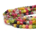 Mix kwarce kostka fasetowana ok. 5,5x5,5mm
