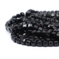 Turmalin czarny kostka fasetowana ok. 5x5mm