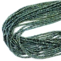 Hematyt niebiesko zielony oponka fasetowana ok. 3x1,2mm [dysk]