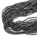 Hematyt grafitowy oponka fasetowana ok. 3x1,5mm