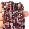 Spinel różowy kostka fasetowana ok. 4x4mm