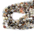 Agat botswana oliwka fasetowana ok. 10x8mm