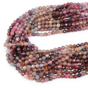 Spinel różowy układany kula diamentowy szlif ok. 5mm