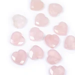 Kwarc różowy serce fasetowane ok. 12x11 mm [przekładka]