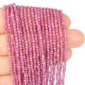 Rubin kula fasetowana ok. 2,3mm