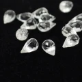 Kryształ górski Brioletka (kropla fasetowana) ok. 7-8x4mm