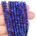 Lapis Lazuli oponka fasetowana ok. 4x2,5mm [dysk]