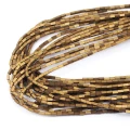 Hematyt brązowo miedziany matowy prostopadłościan ok. 2x4mm