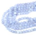 Chalcedon niebieski szklisty kula gładka ok. 8mm