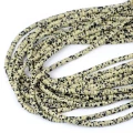 Jaspis dalmatyński talarek ok. 4,5x2,5mm