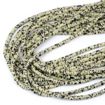 Jaspis dalmatyński talarek ok. 4,5x2,5mm