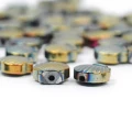 Hematyt niebiesko złoty muszelka ok. 7x6mm [przekładka]