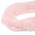 Kwarc różowy madagaskar kula gładka ok. 8mm