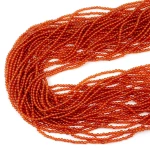 Agat karneol kula gładka ok. 2,5mm