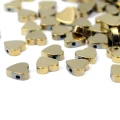 Hematyt jasne złoto serce ok. 6x6mm [przekładka]
