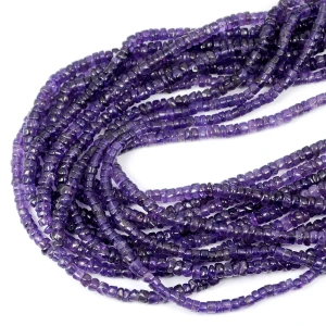 Ametyst nieregularny talarek ok. 4-5x2-3mm