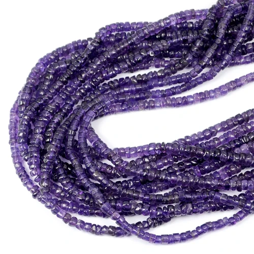 Ametyst nieregularny talarek ok. 4-5x2-3mm