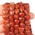 Jaspis czerwony serce ok. 11x10mm